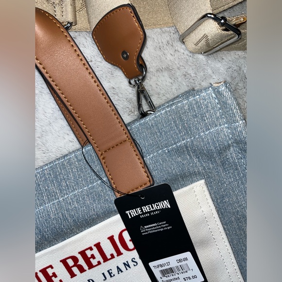 True Religion Mini Denim Tote. NEW WITH TAGS - Picture 9 of 9